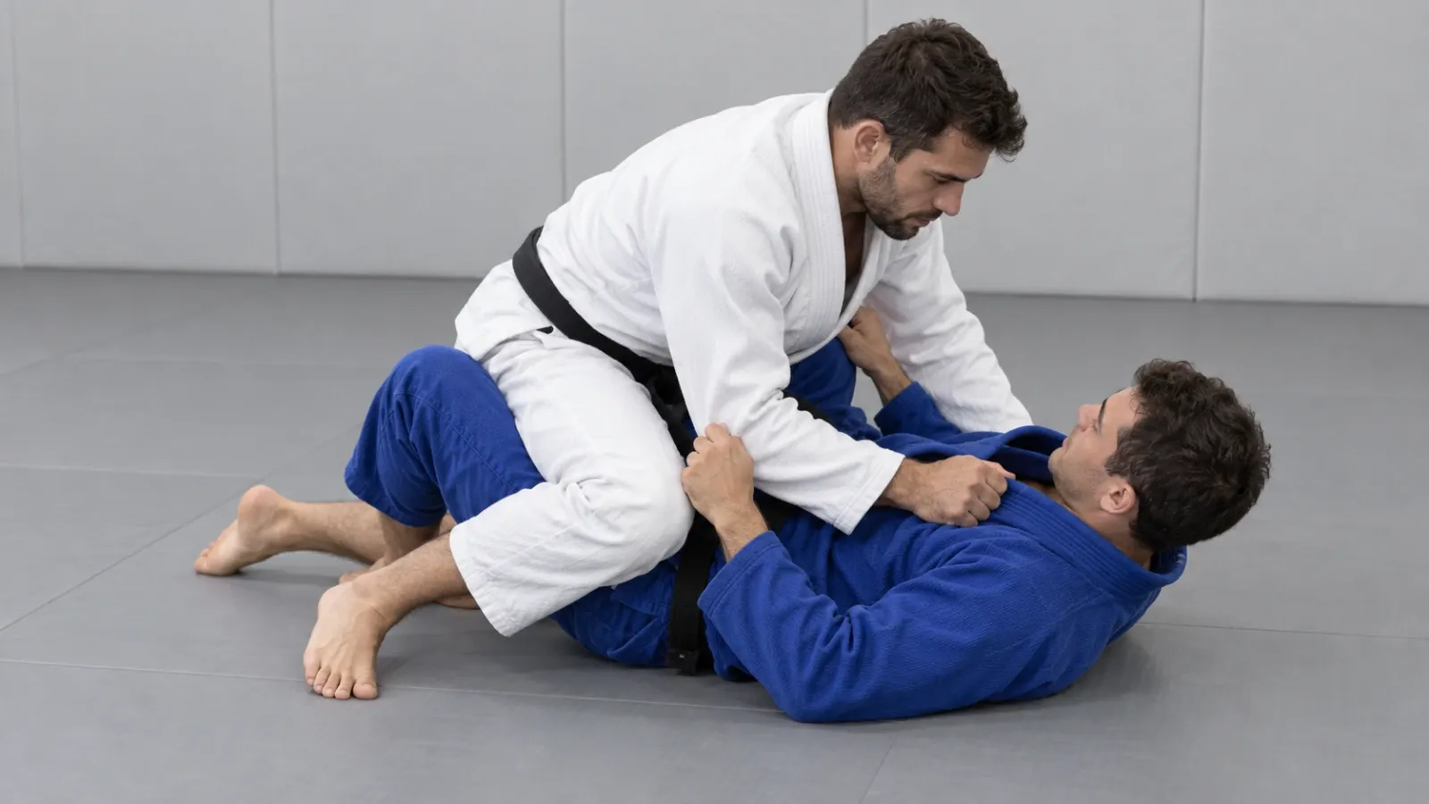 Clearing a hook and sliding the hips past it to finish the back escape.