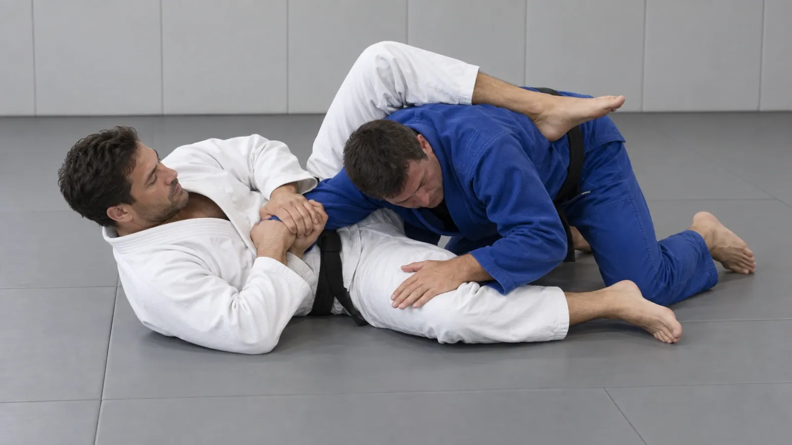 The kimura held as a control, the opponent’s arm bent behind their back and their posture broken.